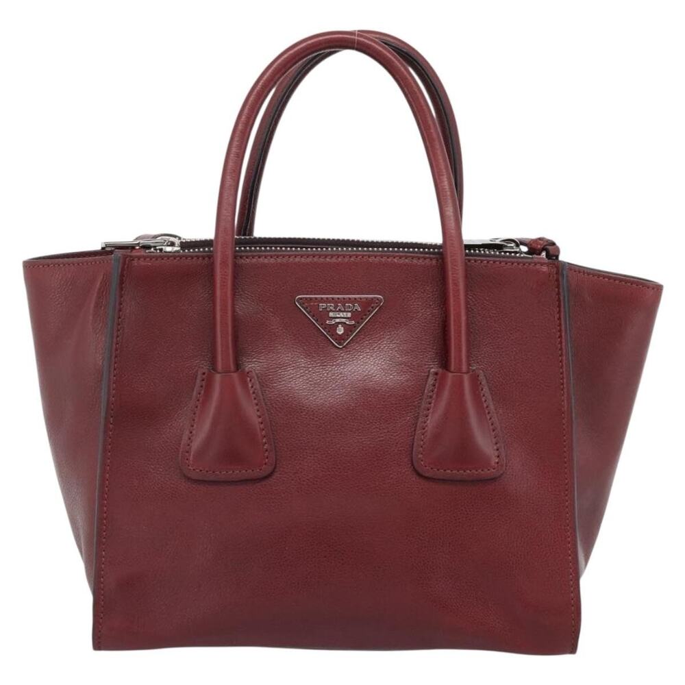 Prada Saffiano Galleria Handbag Red